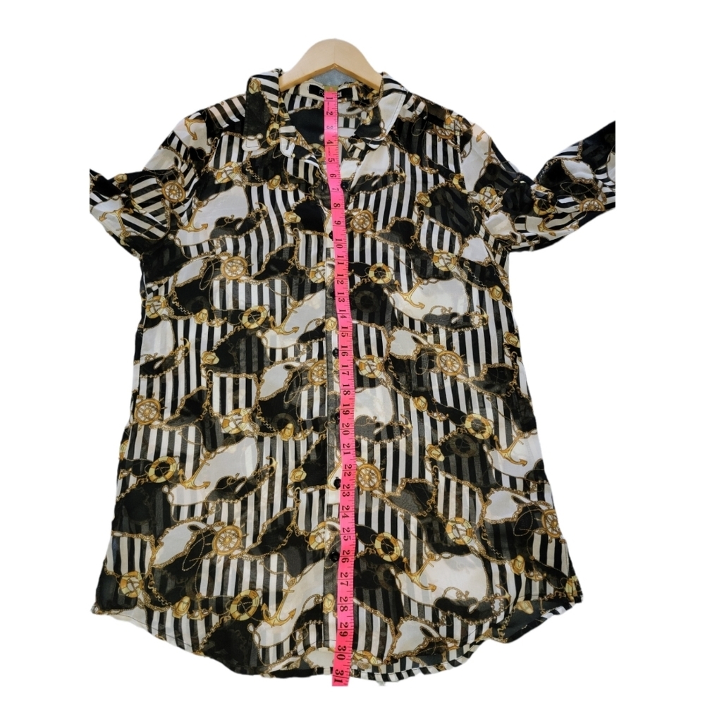 Printed Sheer Top From Forever 21 - Picture 5 of 6